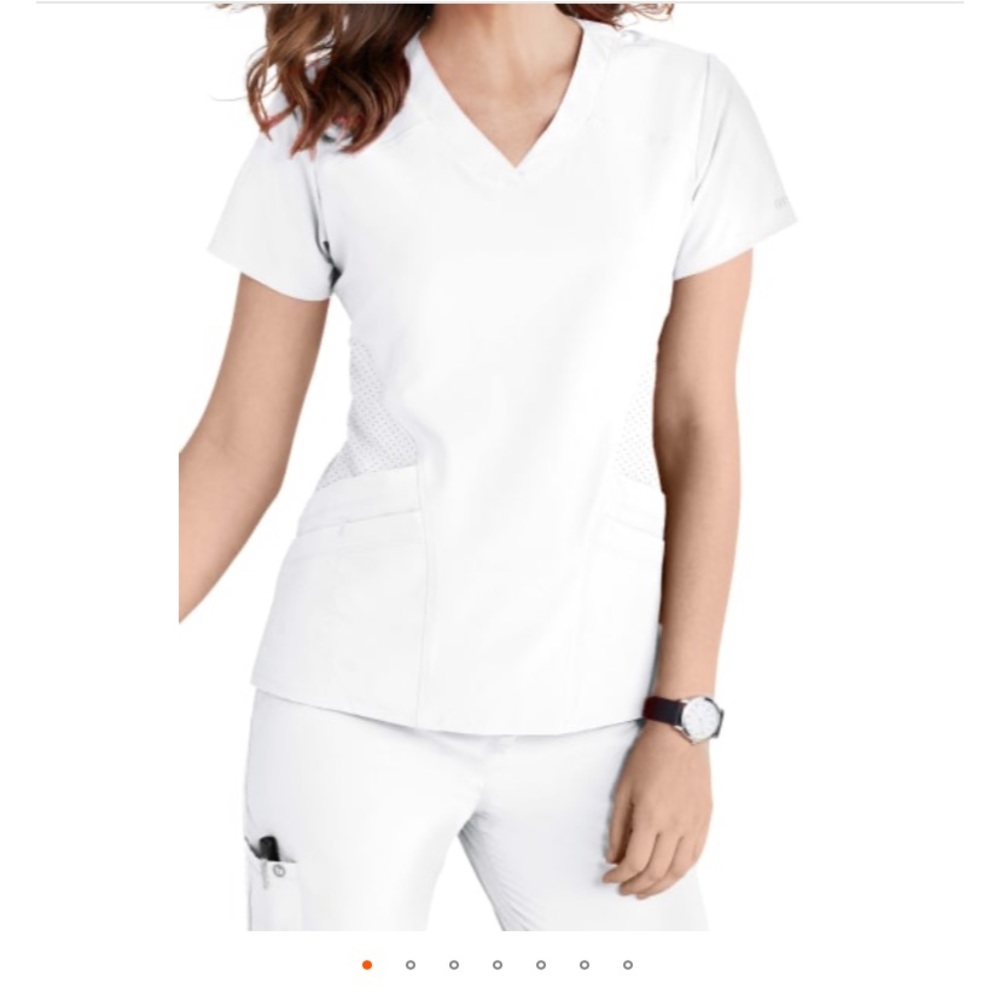 Barco one white scrub top!
